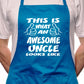 Adult This Is What Awesome Uncle BBQ Cooking Funny Novelty Apron