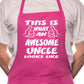 Adult This Is What Awesome Uncle BBQ Cooking Funny Novelty Apron