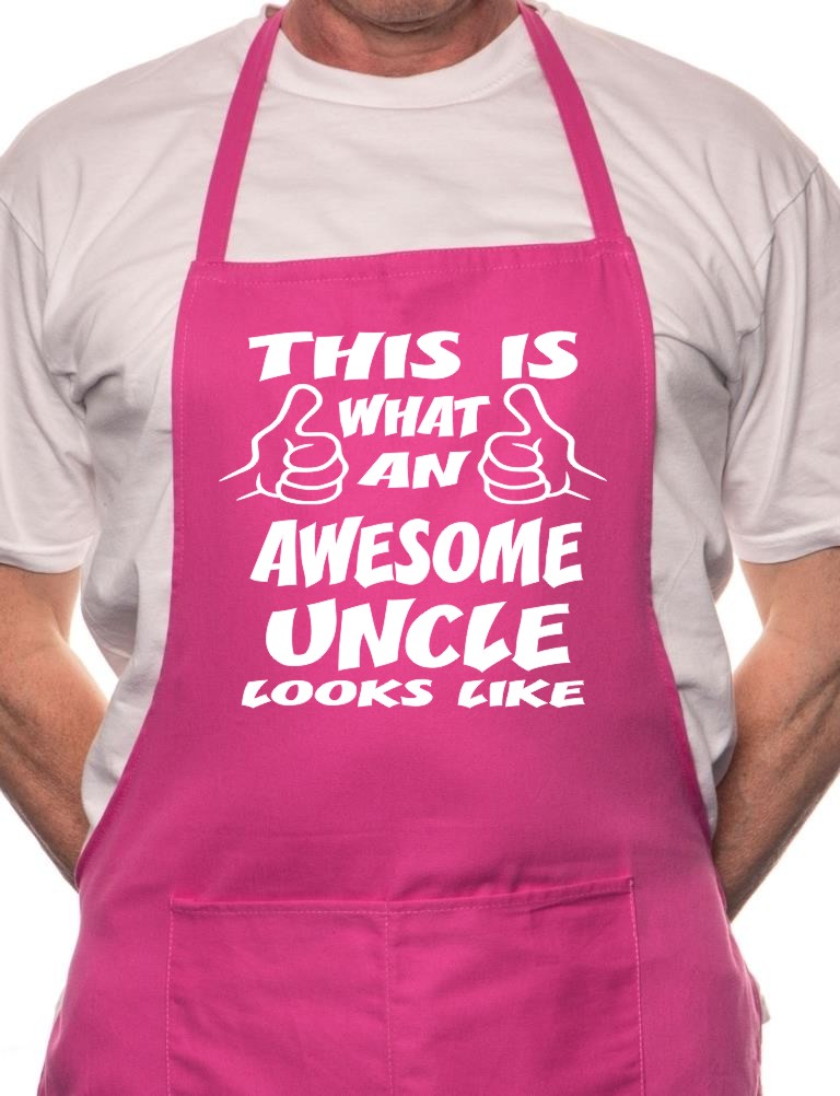 Adult This Is What Awesome Uncle BBQ Cooking Funny Novelty Apron