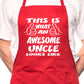 Adult This Is What Awesome Uncle BBQ Cooking Funny Novelty Apron