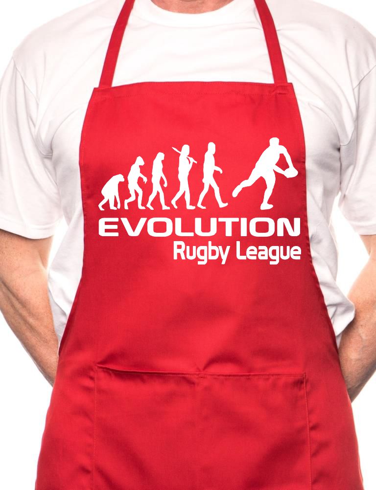 Evolution Of Rugby League BBQ Cooking Apron