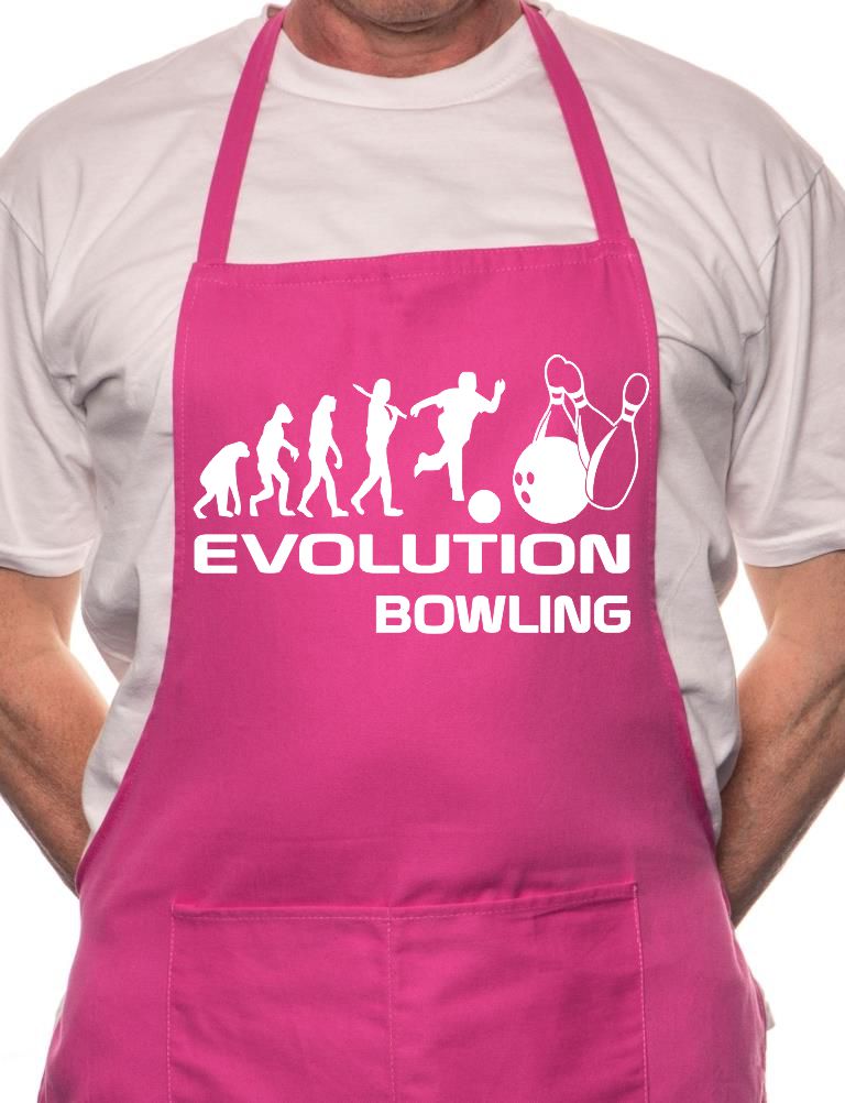 Evolution Of Ten Pin Bowling BBQ Cooking Apron