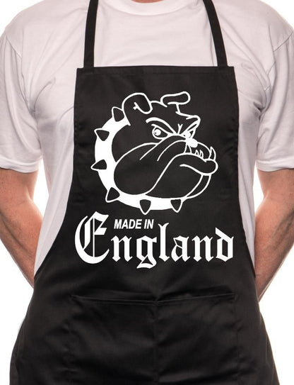 Adult Made In England British Bulldog BBQ Cooking Funny Novelty Apron