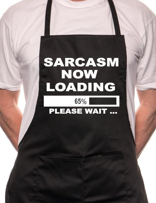 Sarcasm Loading BBQ Cooking Apron