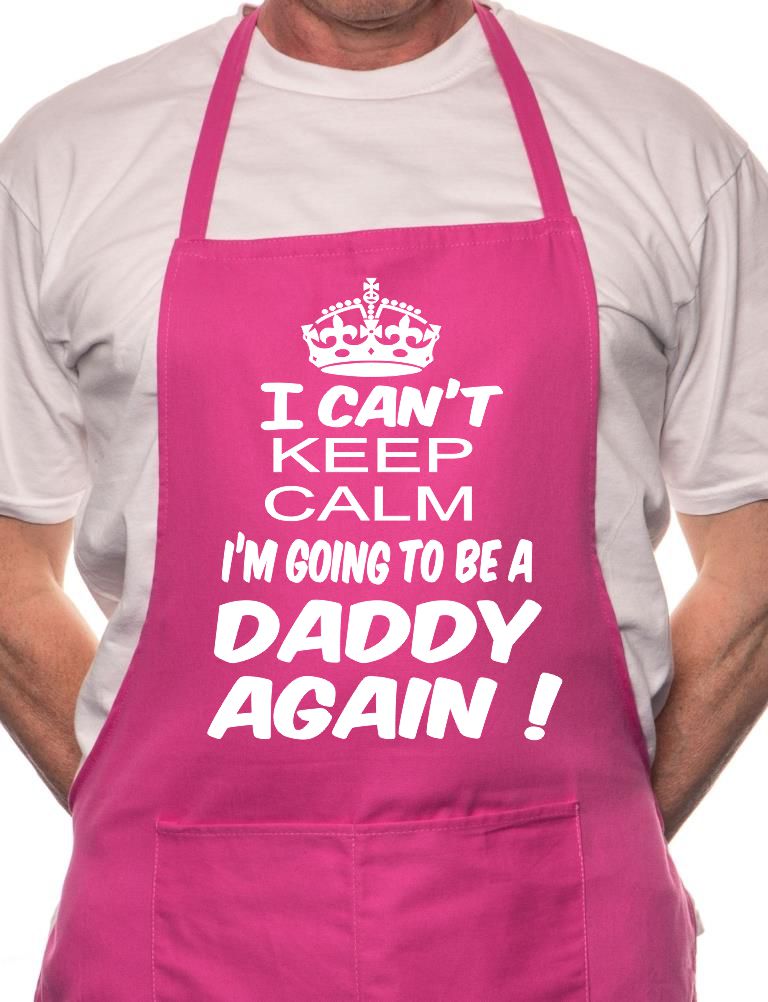 Can't Keep Calm Daddy Again BBQ Cooking Apron