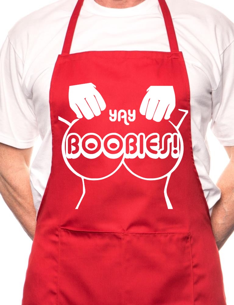 Yah Boobies BBQ Cooking Apron