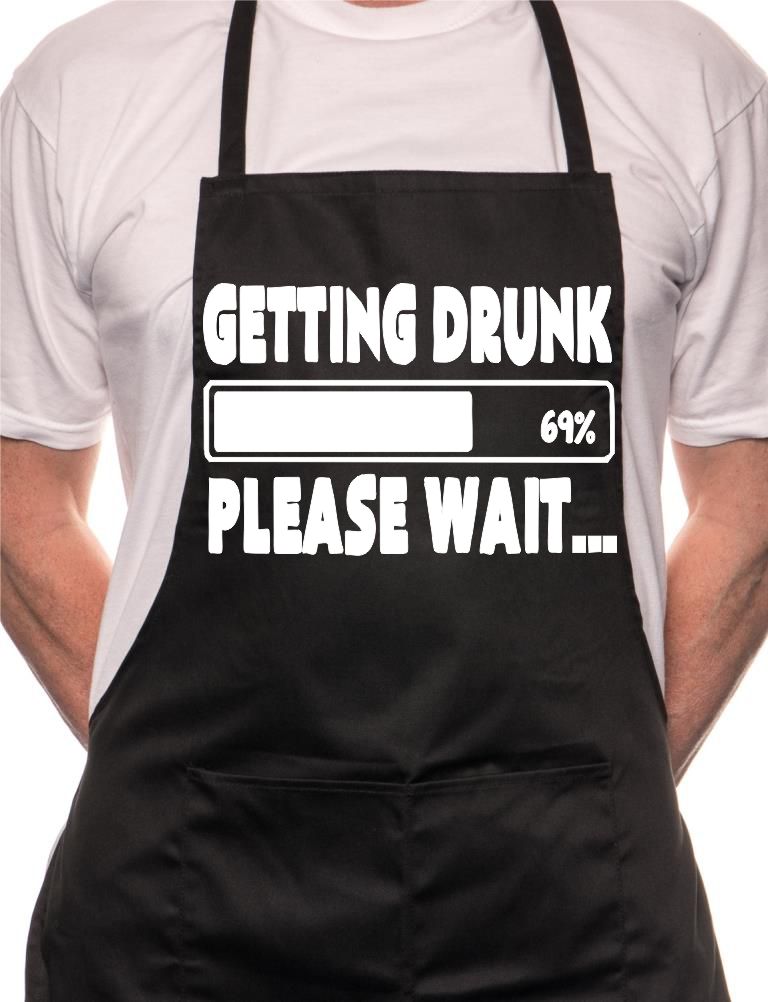 Getting Drunk Party BBQ Cooking Apron