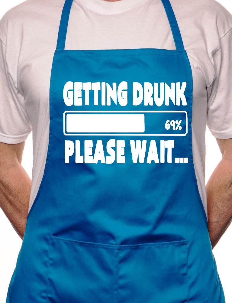 Getting Drunk Party BBQ Cooking Apron