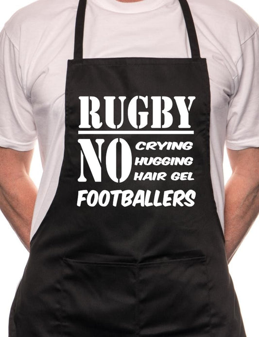 Rugby No Football Sports BBQ Cooking Apron