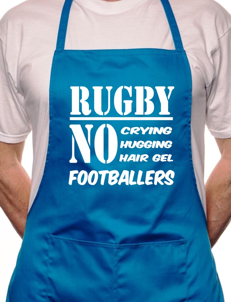 Rugby No Football Sports BBQ Cooking Apron