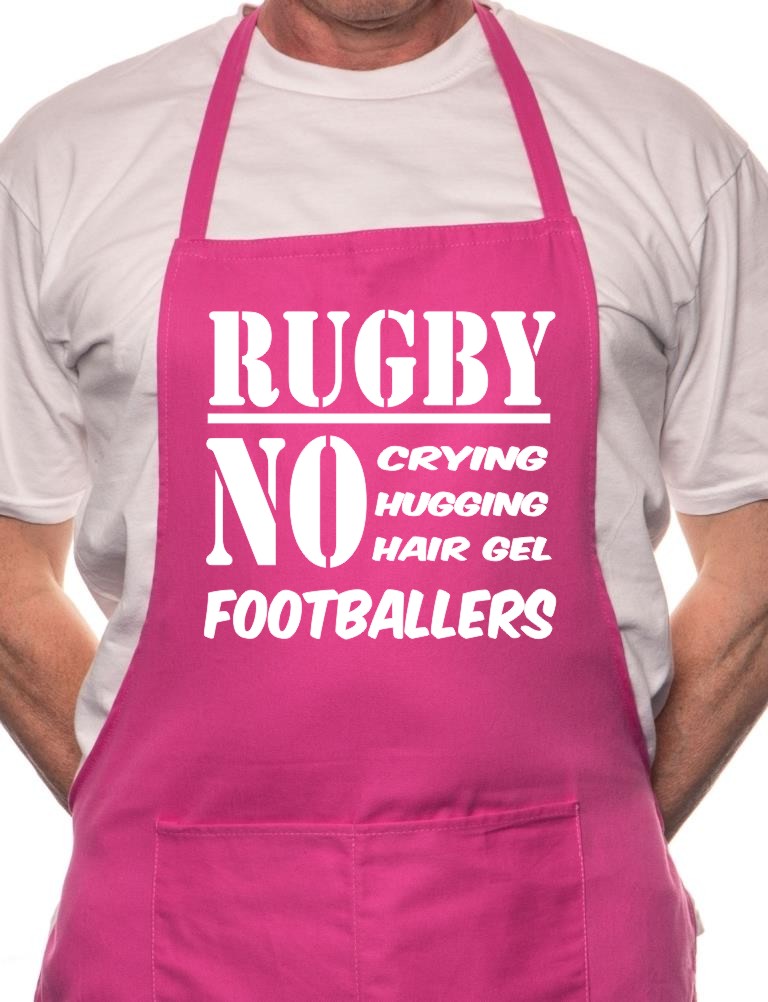 Rugby No Football Sports BBQ Cooking Apron