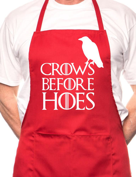 Crows Before Hoes Game Of Thrones BBQ Cooking Apron