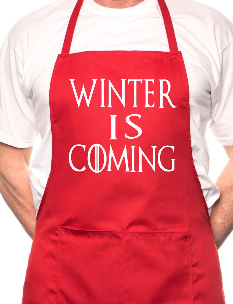 Winter Is Coming Games Thrones BBQ Cooking Apron