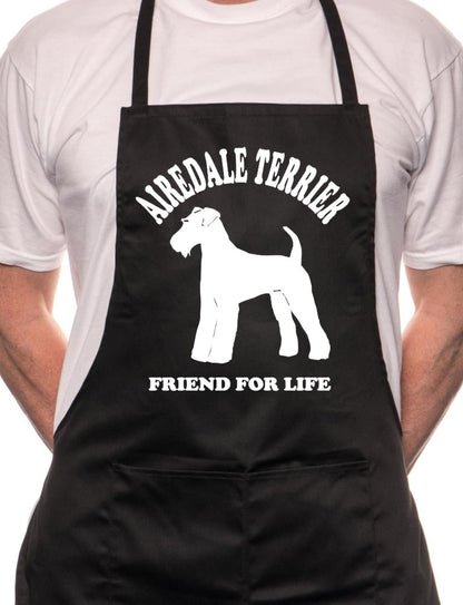 Airedale Terrier Dog Lover Gift BBQ Cooking Apron