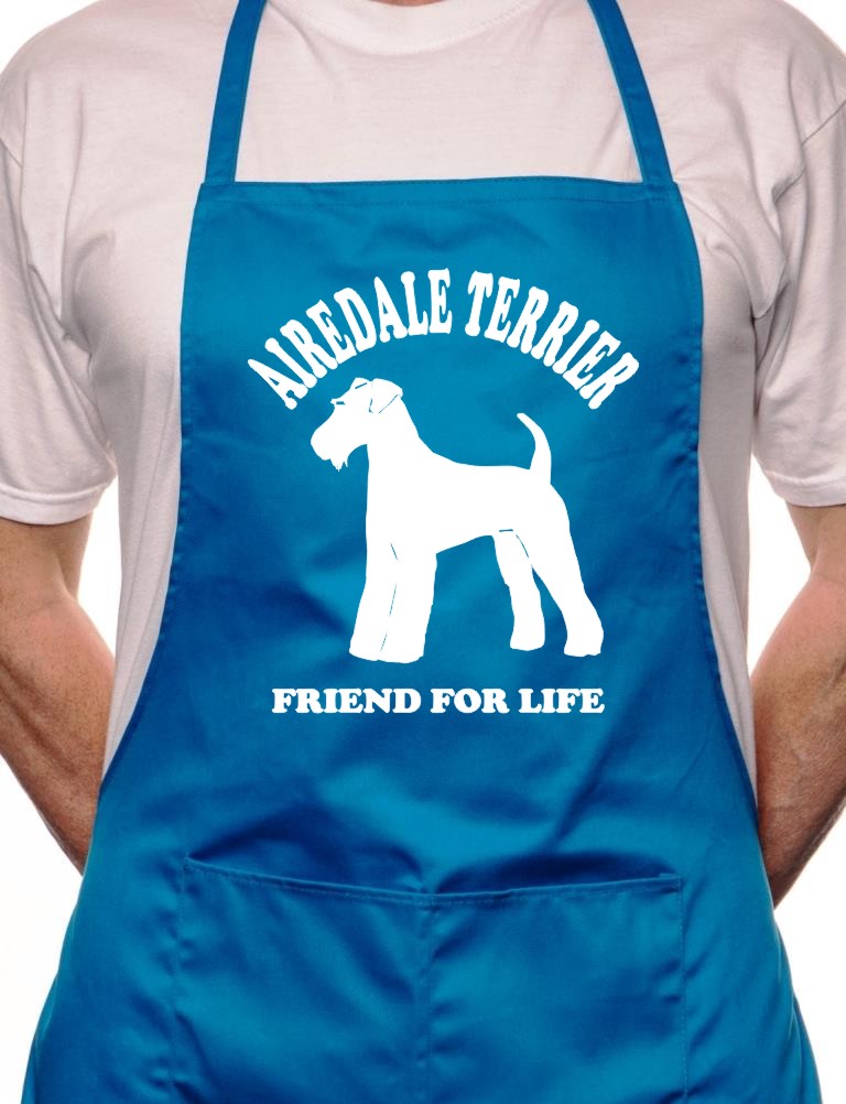 Airedale Terrier Dog Lover Gift BBQ Cooking Apron