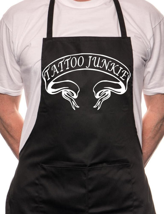 Tattoo Junkie Inked BBQ Cooking Apron