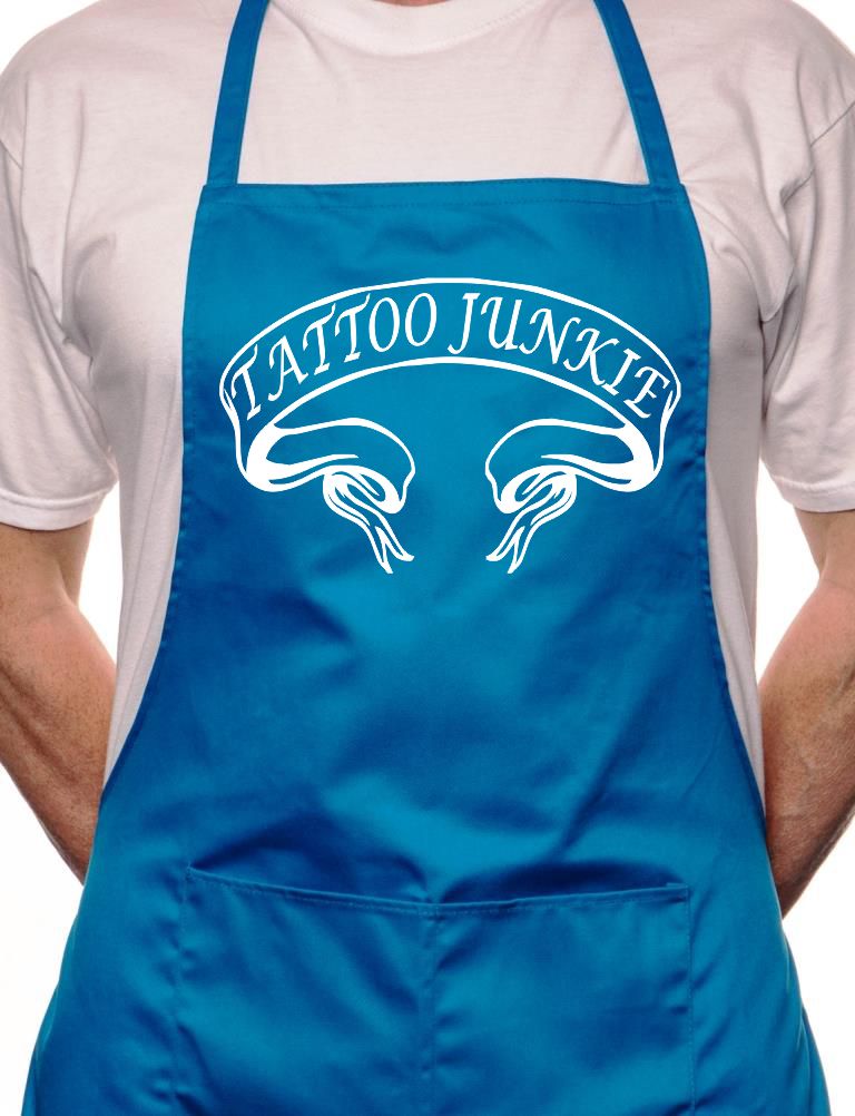 Tattoo Junkie Inked BBQ Cooking Apron