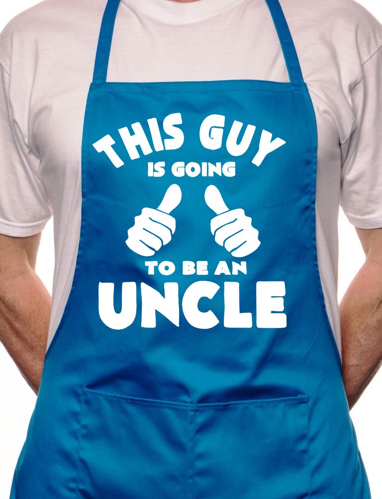 This Guy Going To Be Uncle BBQ Cooking Apron