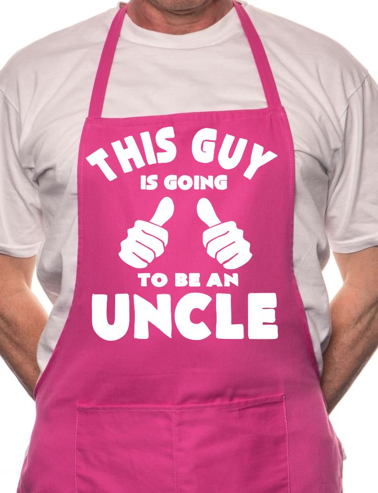 This Guy Going To Be Uncle BBQ Cooking Apron