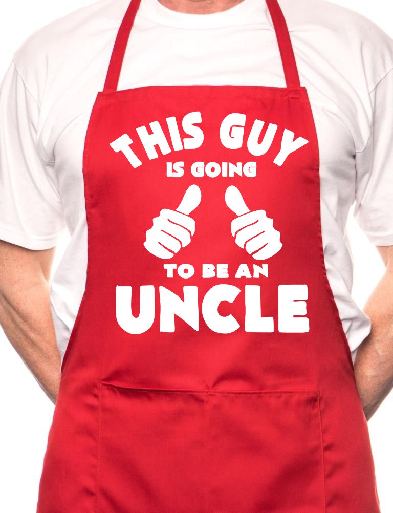 This Guy Going To Be Uncle BBQ Cooking Apron