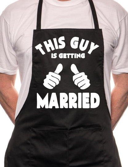 This Guy Going Is Getting Married BBQ Cooking Apron