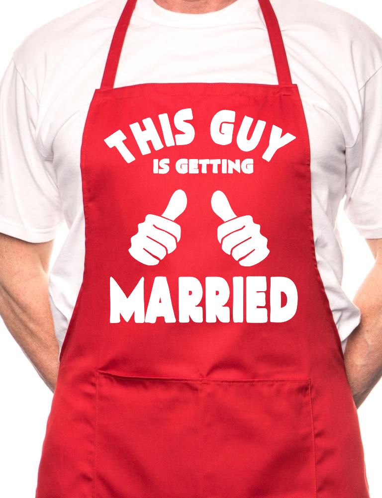 This Guy Going Is Getting Married BBQ Cooking Apron