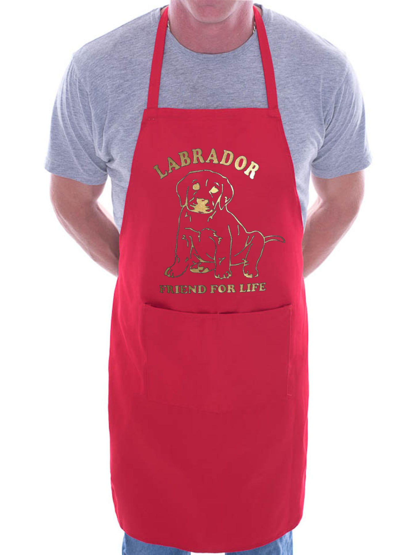 Labrador Dog Lover Gift BBQ Cooking Apron