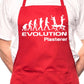 Adult Evolution Of Plasterer BBQ Cooking Funny Novelty Apron