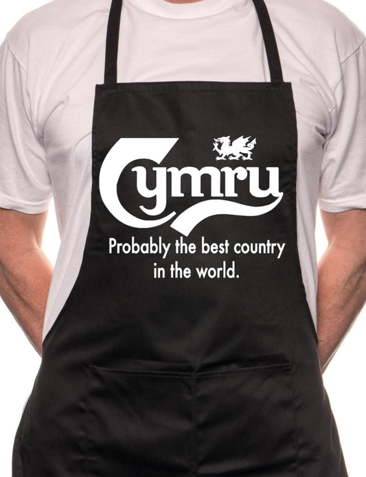 Adult Cymru Wales Best Country BBQ Cooking Funny Novelty Apron