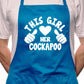 Adult This Girl Loves Her Cockapoo Dog BBQ Cooking Funny Novelty Apron