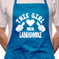 Adult This Girl Loves Her Labradoodle Dog BBQ Cooking Funny Novelty Apron