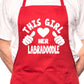 Adult This Girl Loves Her Labradoodle Dog BBQ Cooking Funny Novelty Apron