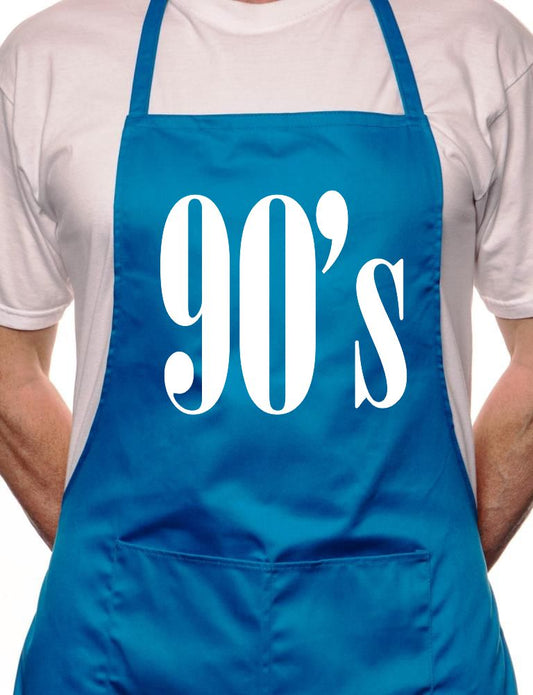 Adult The 90's Nineties Music BBQ Cooking Funny Novelty Apron