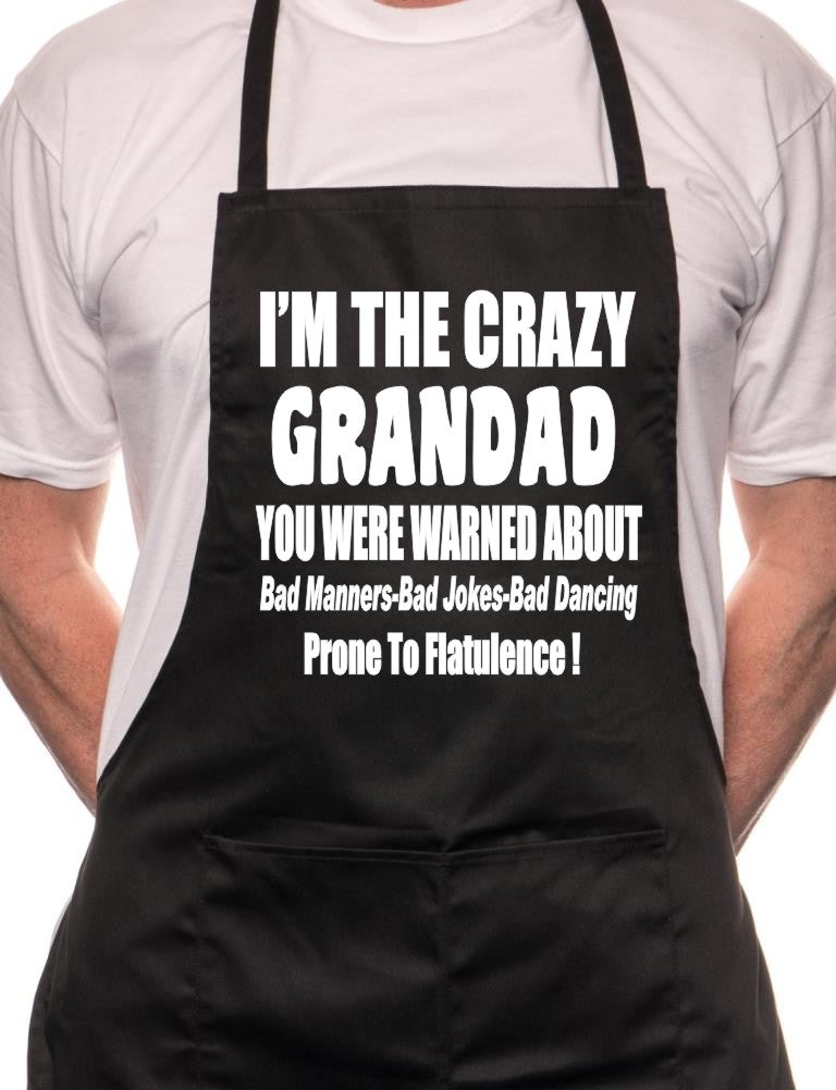 I'm The Crazy Grandad BBQ Cooking Apron