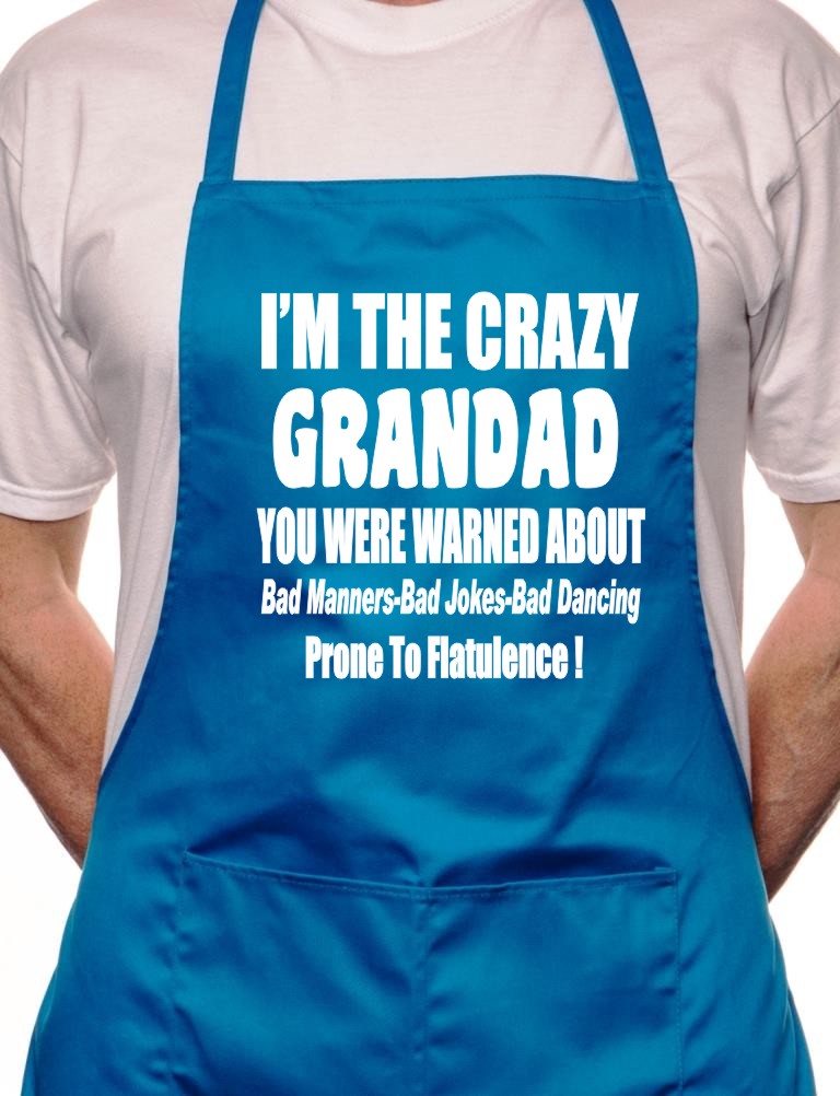 I'm The Crazy Grandad BBQ Cooking Apron