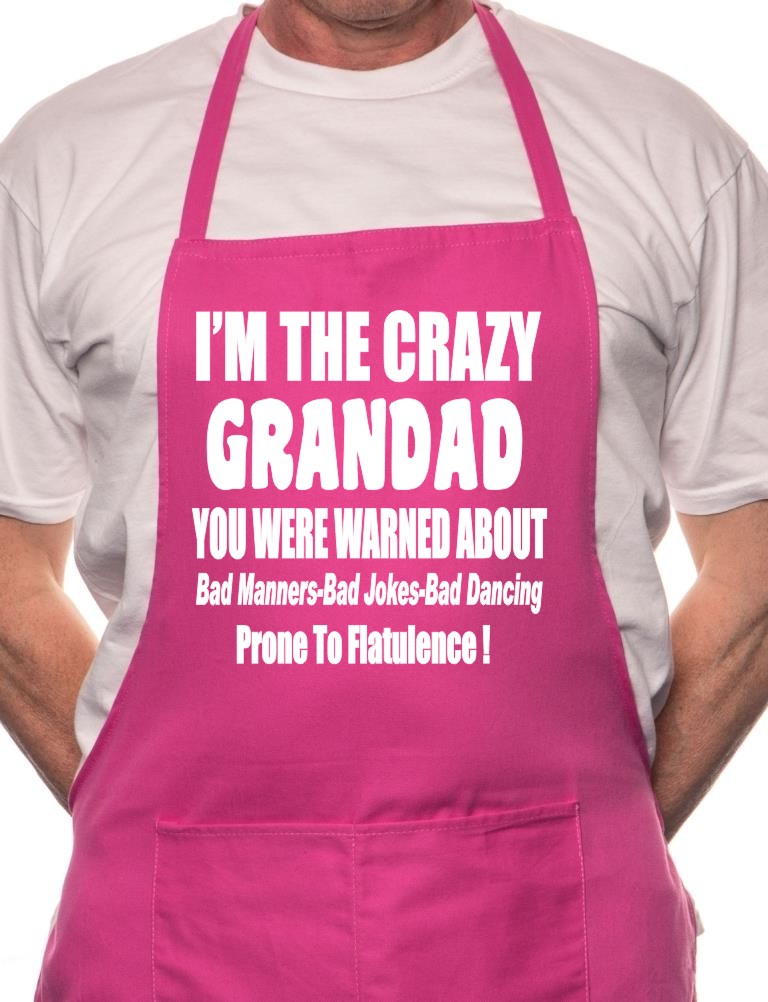 I'm The Crazy Grandad BBQ Cooking Apron