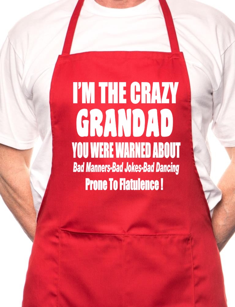 I'm The Crazy Grandad BBQ Cooking Apron