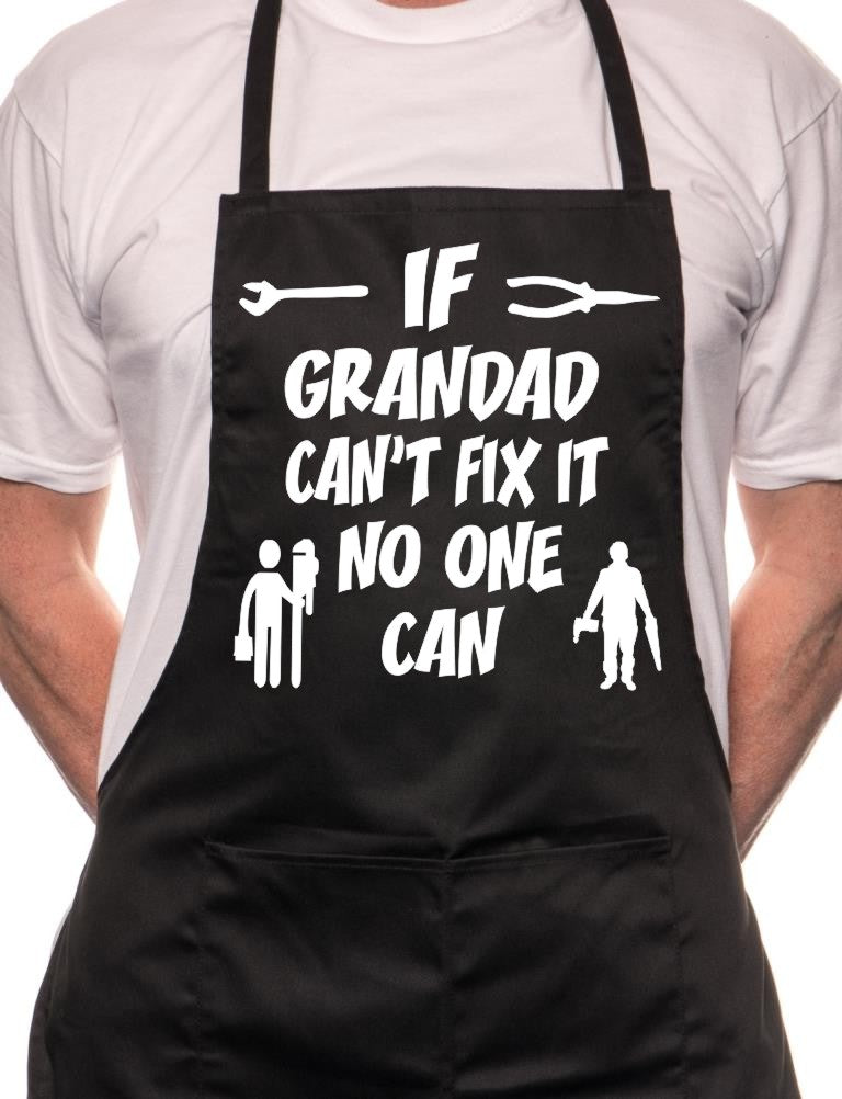 If Grandad Can't Fix It BBQ Cooking Apron