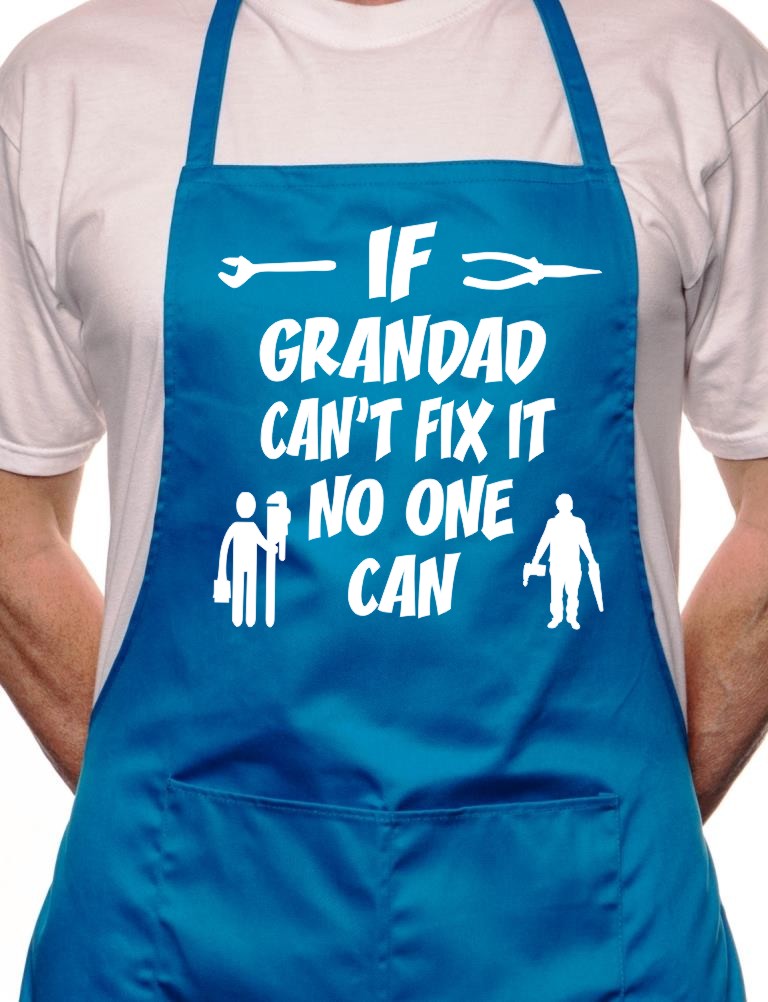 If Grandad Can't Fix It BBQ Cooking Apron