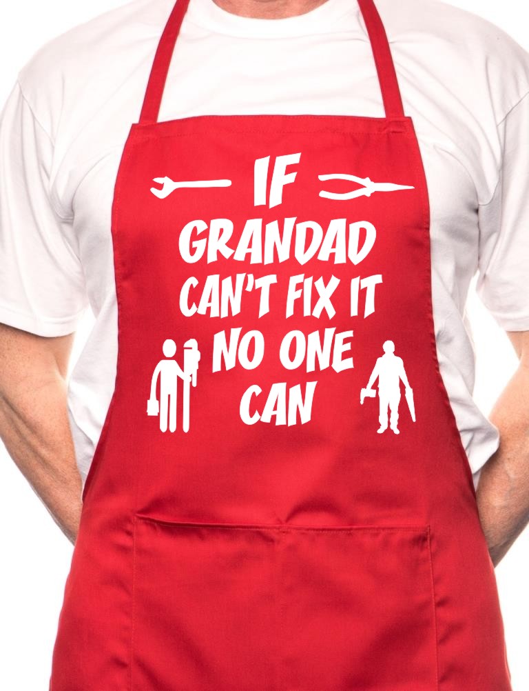 If Grandad Can't Fix It BBQ Cooking Apron