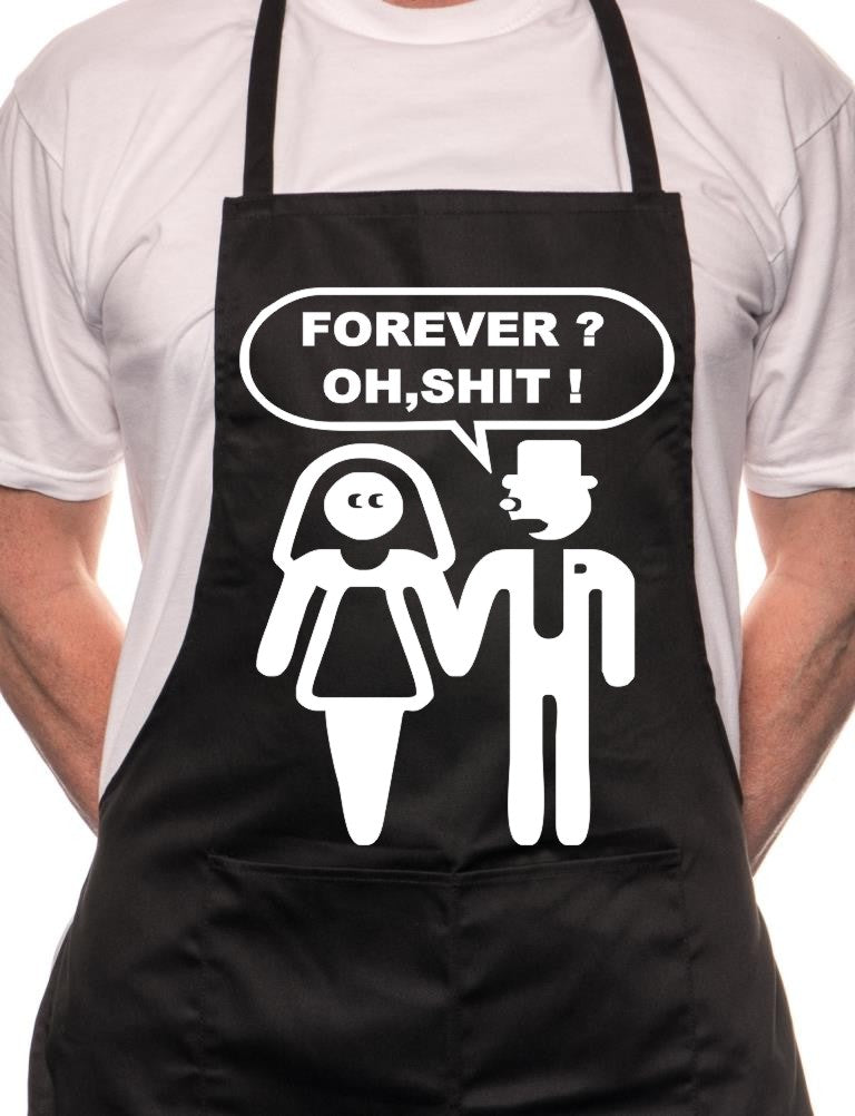 Forever Oh S**T Stag Hen Party BBQ Cooking Apron