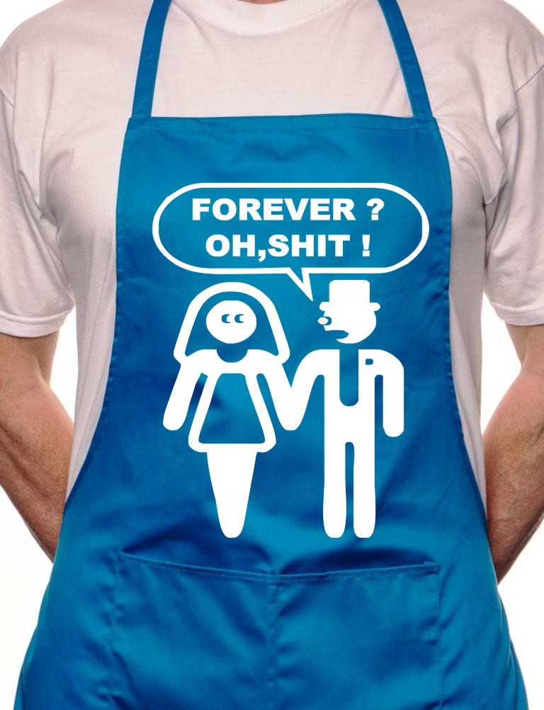 Forever Oh S**T Stag Hen Party BBQ Cooking Apron