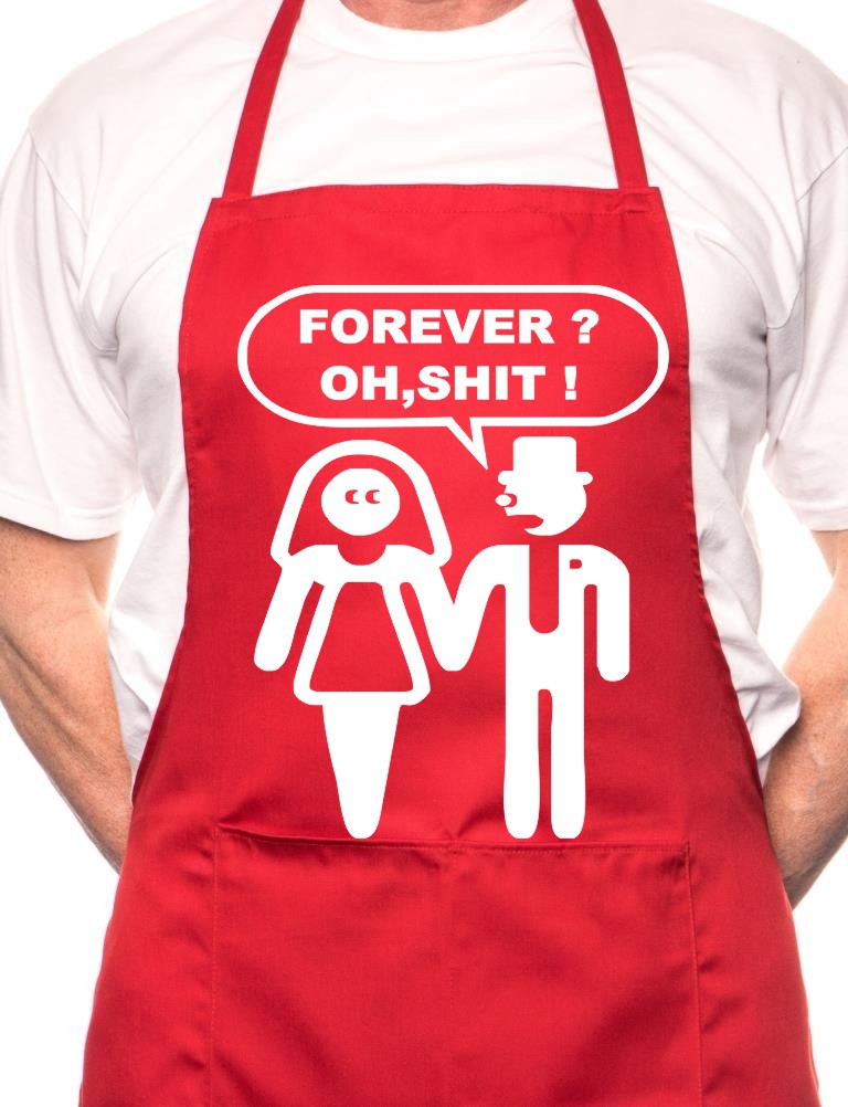 Forever Oh S**T Stag Hen Party BBQ Cooking Apron