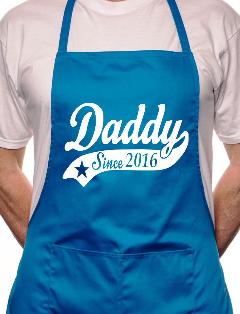 Daddy Since 2016 BBQ Cooking Apron