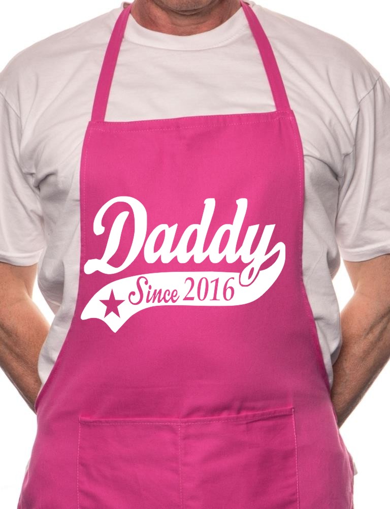 Daddy Since 2016 BBQ Cooking Apron