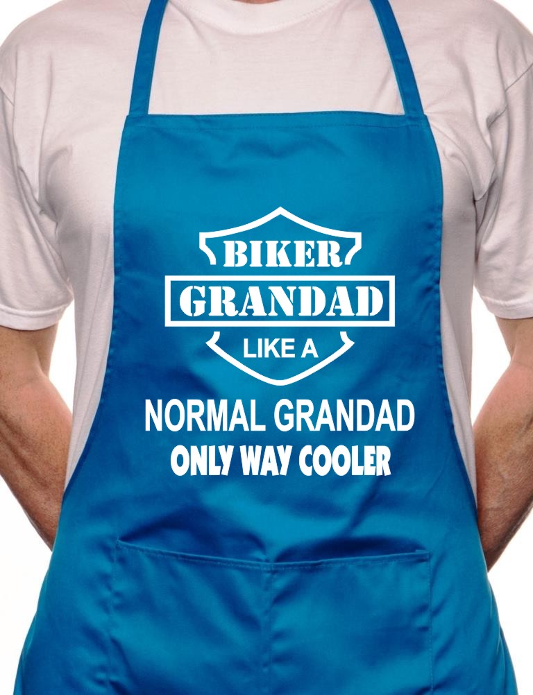 Biker Grandad BBQ Cooking Apron