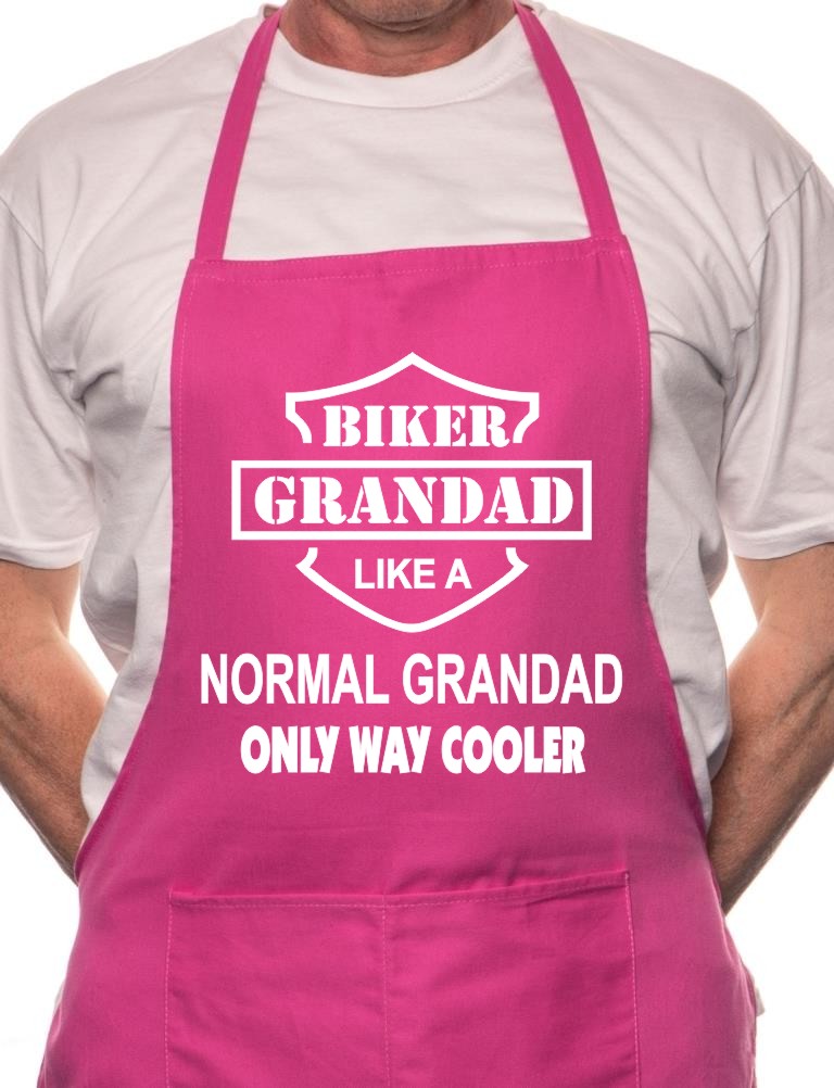 Biker Grandad BBQ Cooking Apron