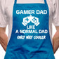 Adult Gamer Dad BBQ Cooking Funny Novelty Apron