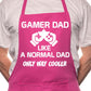 Adult Gamer Dad BBQ Cooking Funny Novelty Apron