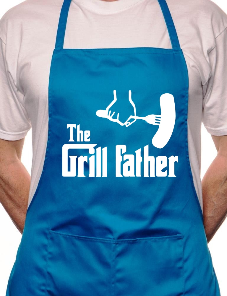 The Grill Father Barbecue Cooking Unisex Apron